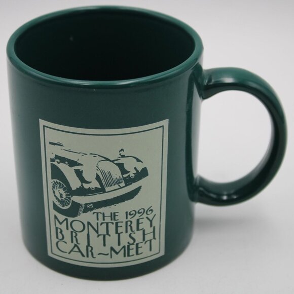 1996 Monterey British Car-Meet Car Week Green Coffee Mug Tea Cup 10oz - Picture 6 of 9